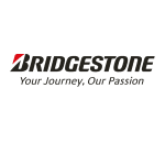 Bild på Bridgestone däckets logotyp,